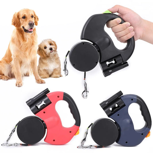 Automatic Dual Retractable Dog Leash - Puprena